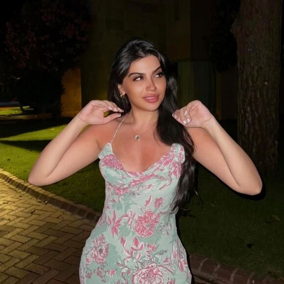 NWT ZARA FLORAL PRINT SLIP DRESS GREEN AND PINK - Picture 4 of 17